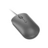 Lenovo 540 USB-C Wired Mouse - PC, Laptop, Windows/Chrome OS - Ambidextrous Design - 4 Button - Compact Size - Storm Grey