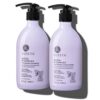 Luseta B-Complex Hair Growth Shampoo & Conditioner Set - for Thinning Hair - with Biotin, Caffeine, Argan Oil - Men & Women - All Hair Types - 2 x 16.9oz