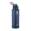 Takeya Insulated Stainless Steel Water Bottle, 40 oz, Midnight Blue