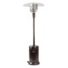 Outdoor Propane Patio Heater with Wheels, Havana Bronze, 46,000 BTU
