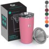 Coffee Gator Travel Mug - 20 oz Stainless-Steel Vacuum Insulated Tumbler - Pink