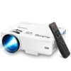 AuKing Mini Projector, 2023 Upgraded, Full HD 1080P Home Theater Video Projector