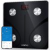 RENPHO Smart Scale - Digital Bathroom Scale BMI Weighing Bluetooth Body Fat Scale - Black Elis 1