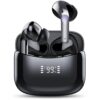 Tiksounds Wireless Earbuds with Microphone, IPX7 Waterproof, 35H Playtime, LED Power Display