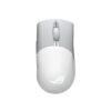 Asus ROG Keris Wireless AimPoint Gaming Mouse, Tri-mode connectivity (2.4GHz RF, Bluetooth, Wired), 36000 DPI sensor, 5 programmable buttons, ROG SpeedNova, Replaceable switches, Paracord cable, White