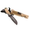 Surviv-All Bowie Knife with Sheath, Firestarter, Sharpener & Cord Cutter