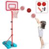 Kids Basketball Hoop - Adjustable Height - Indoor/Outdoor Play - Portable - Backyard Outside Toys - Boys Girls Age 3-8 Gift