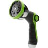 ALMA Garden Hose Nozzle Sprayer - 10 Spray Pattern - Thumb Control On/Off Valve