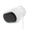 blurams Security Camera Outdoor Wired, Small Cameras for Home Security with Starlight Night Vision, Facial Recognition, Cloud/Local Storage, Works with Alexa & Google Assistant (White-2)