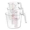 Cuisinart Nesting Liquid Measuring Cups (Clear, 3-Piece)