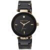 Anne Klein Diamond Dial Ceramic Watch