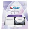 Crest 3D Whitestrips with Light, Teeth Whitening Strip Kit, 20 Strips