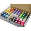 Simthread 63 Colors Poly Embroidery Thread Kit 40W for Brother, Babylock, Janome, Singer, Pfaff, Husqvarna, Bernina Machines