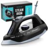 Professional Grade 1700W Steam Iron with Stainless Steel Sole Plate