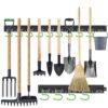 SWANLAKE 64 Inch Adjustable Plastic Storage System - Wall Mounted Tool Organizer