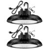 CINOTON 100W UFO LED High Bay Lights (2 Pack)