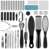Pedicure Kit, Rosmax 36 in 1 Stainless Steel Foot Care Set
