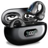 Wireless Bluetooth 5.3 Clip-On Open Ear Headphones with 80 Hours Playtime