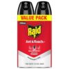 Raid Ant & Roach Killer 26, Fragrance Free Bug Killer for Home Use, Kills Bugs on Contact, 17.5 Oz, 2 Count