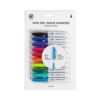 U Brands Mini Dry Erase Markers, Assorted Colors, Low Odor, Non-Toxic, 10 Count