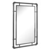 Industrial Hanging Wall Mirror