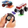 Hot Wheels RC Monster Trucks 2-Pack, Race Ace & HW 5-Alarm, 1:24 Scale, Remote-Control Toy Trucks