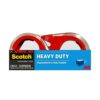 Scotch Heavy Duty Packaging Tape - 2 Rolls, Clear