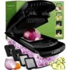 Fullstar 4 in 1 Vegetable Chopper and Spiralizer - Black