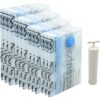 Amazon Basics Vacuum Compression Storage Bags, Pack of 12 (3 Jumbo, 3 Large, 3 Medium, 3 Small), Clear