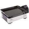Amazon Basics Outdoor Portable 1 Burner Tabletop Gas Griddle with 18-Inch Enamel Coated Griddle Top