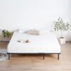 Olee Sleep 7 Inch Dura Metal Bed Frame - Full Queen King, Tool Free Assembly, Non Slip