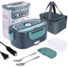 Electric Heating Lunch Box Food Heater/Warmer - Portable and Leak Proof - 1.5L Stainless Steel Container