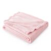 Bedsure Pink Fleece Blanket Throw - Soft and Cozy Lightweight Plush for Couch, Sofa, Bed, Toddlers, Kids, Girls