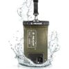 Pelican Marine IP68 Waterproof Phone Pouch/Case - Regular Size (Floating) - iPhone 14 Pro Max/13 Pro Max/12 Pro Max/11/S23/Pixel 7 - Olive Green