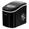 FRIGIDAIRE EFIC101-BLACK Portable Compact Maker, 26 lb per Day, Ice Making Machine, Black