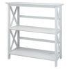 Casual Home Montego 3-Shelf Bookcase (White)