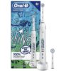 Oral-B Kids Electric Toothbrush with Coaching Pressure Sensor, Timer, Rechargeable, (2) Brush Heads, Sparkle & Shine