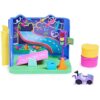 Gabby's Dollhouse, Carlita Purr-ific Play Room with Toy Car, Accessories, Furniture and Dollhouse Deliveries