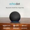Amazon Echo Dot 5th Gen (2022) with Enhanced Sound, Routines, and Alexa - Charcoal