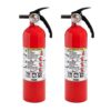 Kidde Home Fire Extinguisher, 1-A:10-B:C, Red, 2 Pack