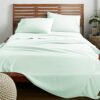 Deluxe 3 Piece Bed Sheets Set - Twin Size (Mint Green)