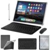 10.1 Inch 2-in-1 Android Tablet with Dual 4G, Keyboard, 64GB/128GB ROM, 18MP Camera, Octa-Core Processor, WiFi, GPS, Bluetooth, Google Certified (2023 Gray)