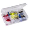 Flambeau Outdoors 1002 Tuff Tainer Fishing Tackle Tray Box with Zerust Dividers and 6 Compartments