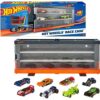 Hot Wheels Race Case with 8 Toy Cars & Interactive Display