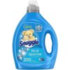 Snuggle Blue Sparkle Liquid Fabric Softener, 2X Concentrated, 200 Loads