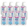 Purell Hand Sanitizer Gel, Clean Scent, 8 fl oz Pump Bottle (Pack of 12)