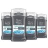 Dove Men+Care Clean Comfort Deodorant Stick, 4 Count, Aluminum Free, 72-Hour Odor Protection, 3 oz
