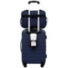 Wrangler Smart Luggage Cup Holder and USB Port, Navy Blue, 2 Piece Set