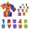 Lydaz Number Bots Math Toys for Kids - Preschool Learning Activities Games - Autism STEM Education Toys