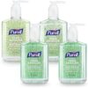 PURELL Naturals Hand Sanitizer, Citrus Scent, 8 fl oz Pump Bottle (Pack of 4)